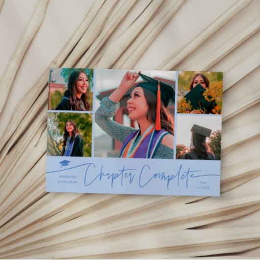 Faire-part Chapter Complete Icy Blue Grad Multi Photo