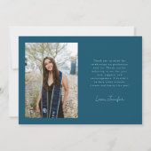 Faire-part Chapter Complete Teal Grad Multi Photo (Dos)