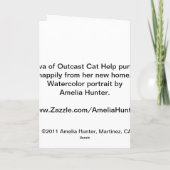 Faire-part Chat de smoking (Dos)