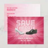 Faire-part Chaussures mariage - Enregistrer la carte postale  (Devant / Derrière)