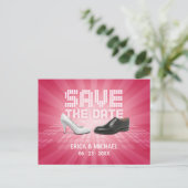 Faire-part Chaussures mariage - Enregistrer la carte postale  (Debout devant)