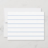 Faire-part Chic faire suivre mariage report Changement de dat (Dos)