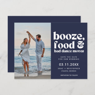 Faire-part Chic Funny Mariage Photo Enregistrer la date