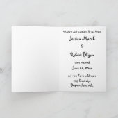 Faire-part Chiffre Stick Juste Marié (Intérieur)