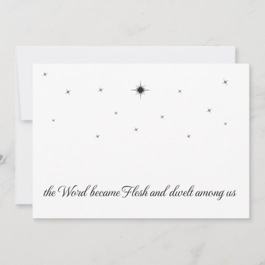 Faire-part Christian Christmas Card 2023 Design simple (Devant)