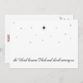 Faire-part Christian Christmas Card 2023 Design simple (Devant / Derrière)