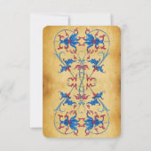 FAIRE-PART CIOTS DE RENAISSANCE ANTIQUE 10/LA ROUE DE FORTUNE (Dos)