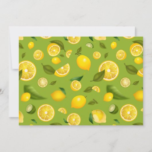 Faire-part Citron Variété 8 (Devant)