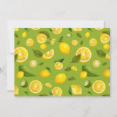 Faire-part Citron Variété 8 (Dos)