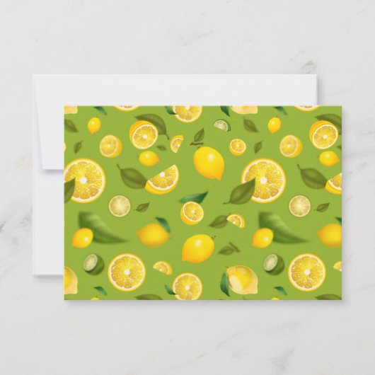 Faire-part Citron Variété 8 (Devant)