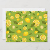 Faire-part Citron Variété 8 (Dos)