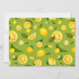 Faire-part Citron Variété 8
