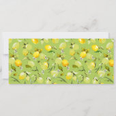 Faire-part citrons aquarelle 22 (Dos)