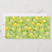 Faire-part citrons aquarelle 22 (Devant)