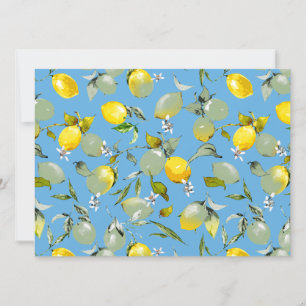 Faire-part citrons aquarelle 27