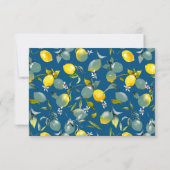 Faire-part citrons aquarelle 29 (Dos)