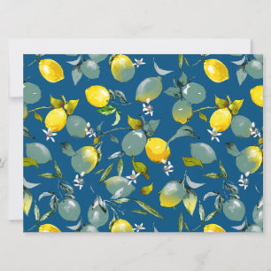 Faire-part citrons aquarelle 29
