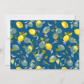 Faire-part citrons aquarelle 29 (Dos)