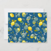Faire-part citrons aquarelle 29 (Dos)