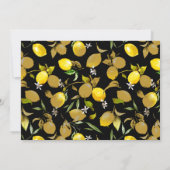 Faire-part citrons d'aquarelle 30 (Dos)