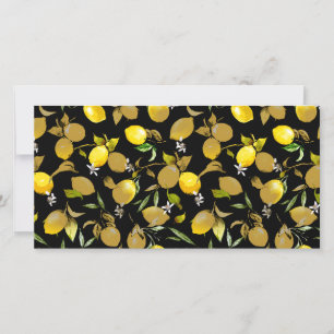 Faire-part citrons d'aquarelle 30