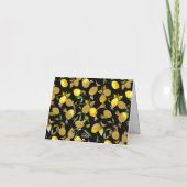 Faire-part citrons d'aquarelle 30 (Dos)
