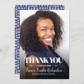 Faire-part Classe 2020 Merci de graduation photo (Devant / Derrière)