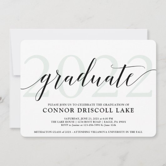 Faire-part Classe classique de 2023 Graduation (Devant)