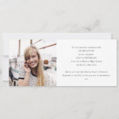 Faire-part Classe Collage de photos de 2023 Senior (Dos)