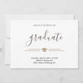 Faire-part Classe de 2023 Graduation Party 3 Photos (Dos)