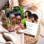 Faire-part Classe de 2023 white script Double graduation