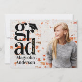 Faire-part Classe de 2024 GRAD Multi Photo Graduation (Devant)