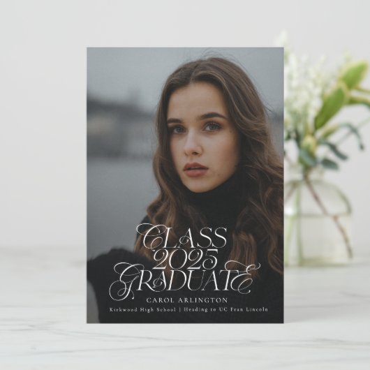 FAIRE-PART CLASSE DE 2025 DIPLÔME (Debout devant)