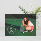 Faire-part Classe de 2025 Graduate Chic 2 - Diplôme photo (Debout devant)