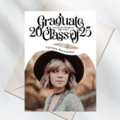 Faire-part Classe de 2025 HIGH SCHOOL Graduation