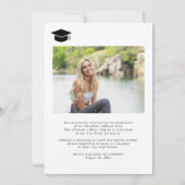 Faire-part Classe de 2025 moderne 5 photo collage graduation (Dos)