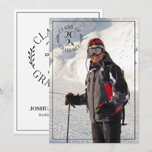 Faire-part Classe de la photographie de haut niveau Typograph