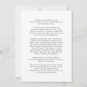 Faire-part Classe De Script Design Moderne De 25 Photo Gradua (Dos)