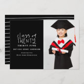 Faire-part Classe de stylo à marqueur moderne de graduation p (Devant / Derrière)