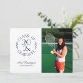 Faire-part Classe des diplômés Classique 2 Photo Marine Gradu (Debout devant)