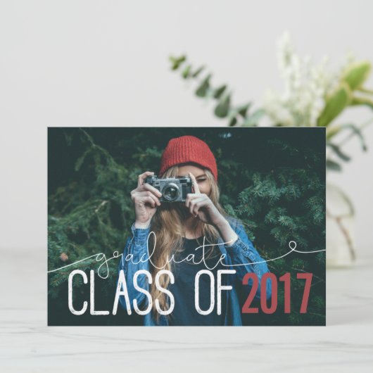 FAIRE-PART CLASSE DIPLÔMÉE DE ... (Debout devant)