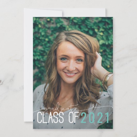 FAIRE-PART CLASSE DIPLÔMÉE DE ... (Devant)