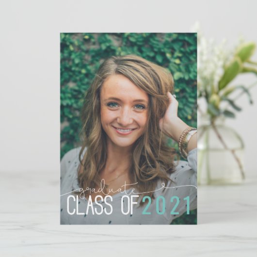 FAIRE-PART CLASSE DIPLÔMÉE DE ... (Debout devant)