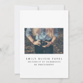 FAIRE-PART CLASSE DIPLÔMÉE DE ... (Dos)