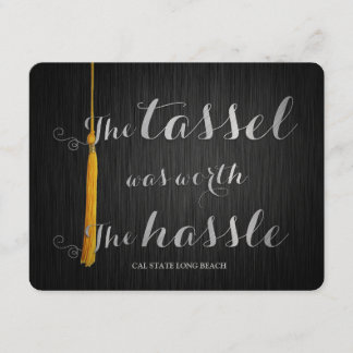 Faire-part Classe élégante et classe de 2016 College Graduati