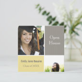 Faire-part Classe Gris et Jaunes Photos seniors de 2012 (Debout devant)