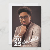 Faire-part Classe moderne de 2025 Lycée photo (Devant)