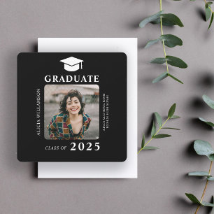Faire-part Classe photo simple moderne de 2024 graduation noi