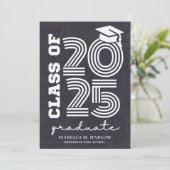 Faire-part Classe rétrograde de 2025 Ecole secondaire (Debout devant)