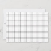 Faire-part Classe - Typographie moderne Garçons | Graduation (Dos)